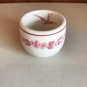 Jackson China Restaurant Ware Red Humming Bird Custard Cup